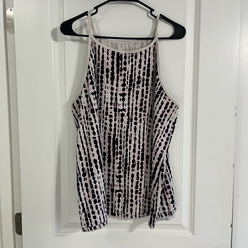 LOWEST PRICE AVAILABLE- Torrid Black and White Patterned Tank Top